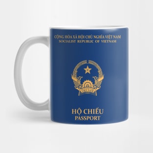 Vietnam passport Mug